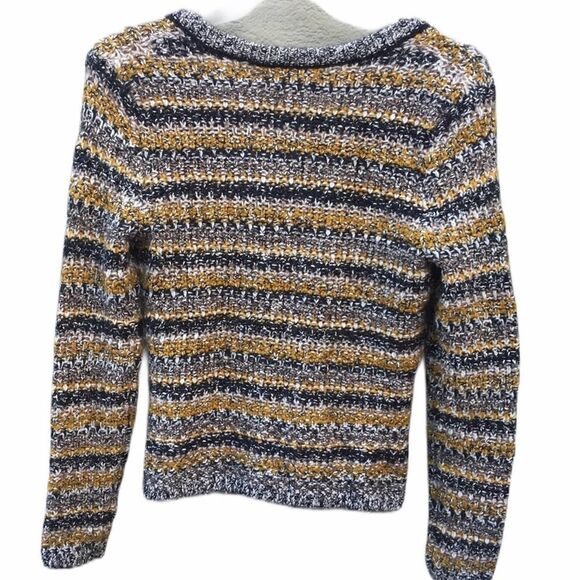 Banana Republic Chunky Knit Wool Blend Cardigan Size Small - Picture 2 of 6